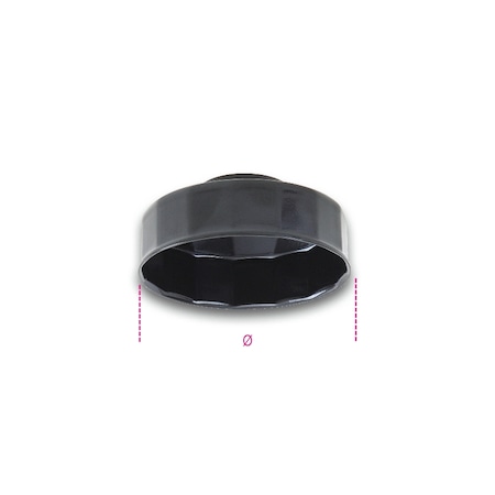 Beta Oil-Filter Wrench, 68mm 14930206